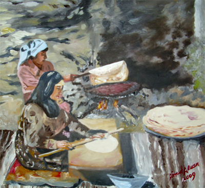 Turkish Breadmakers 1 by artist Ahmed Alwan